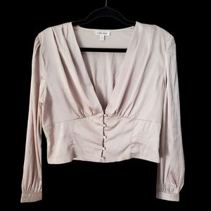 Triple Seven- silky blouse size L
